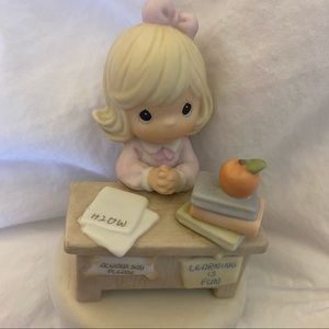 Precious Moments Math Learning Porcelain Figurine